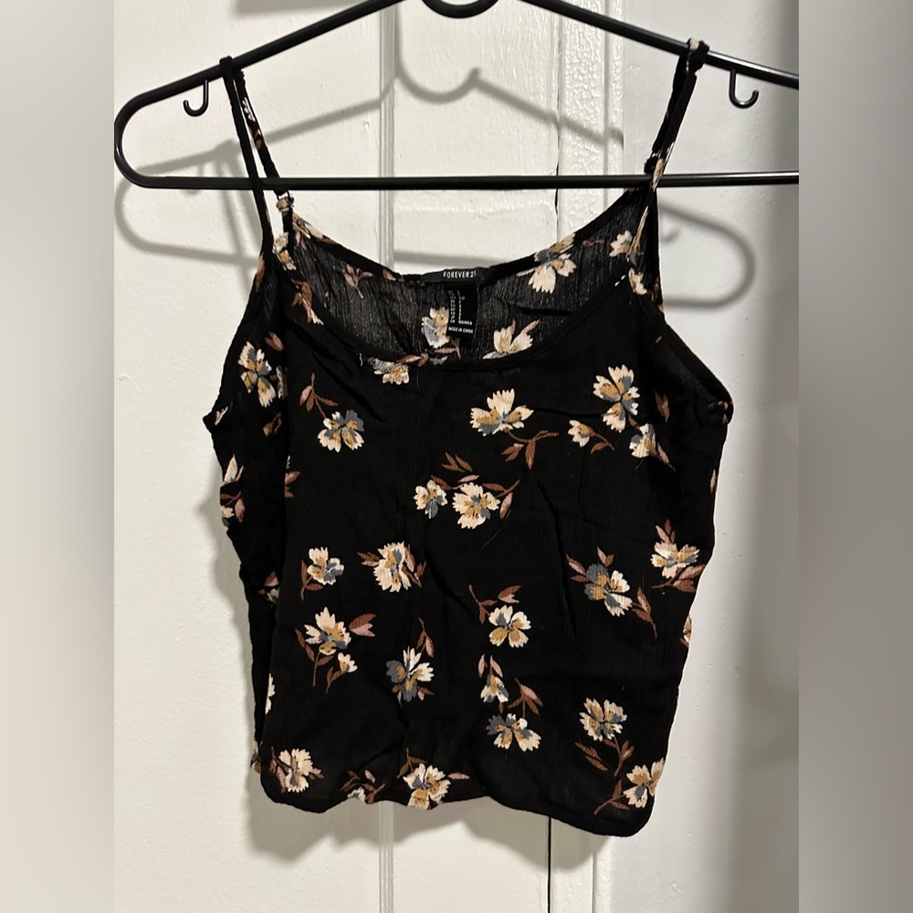 Floral crop top